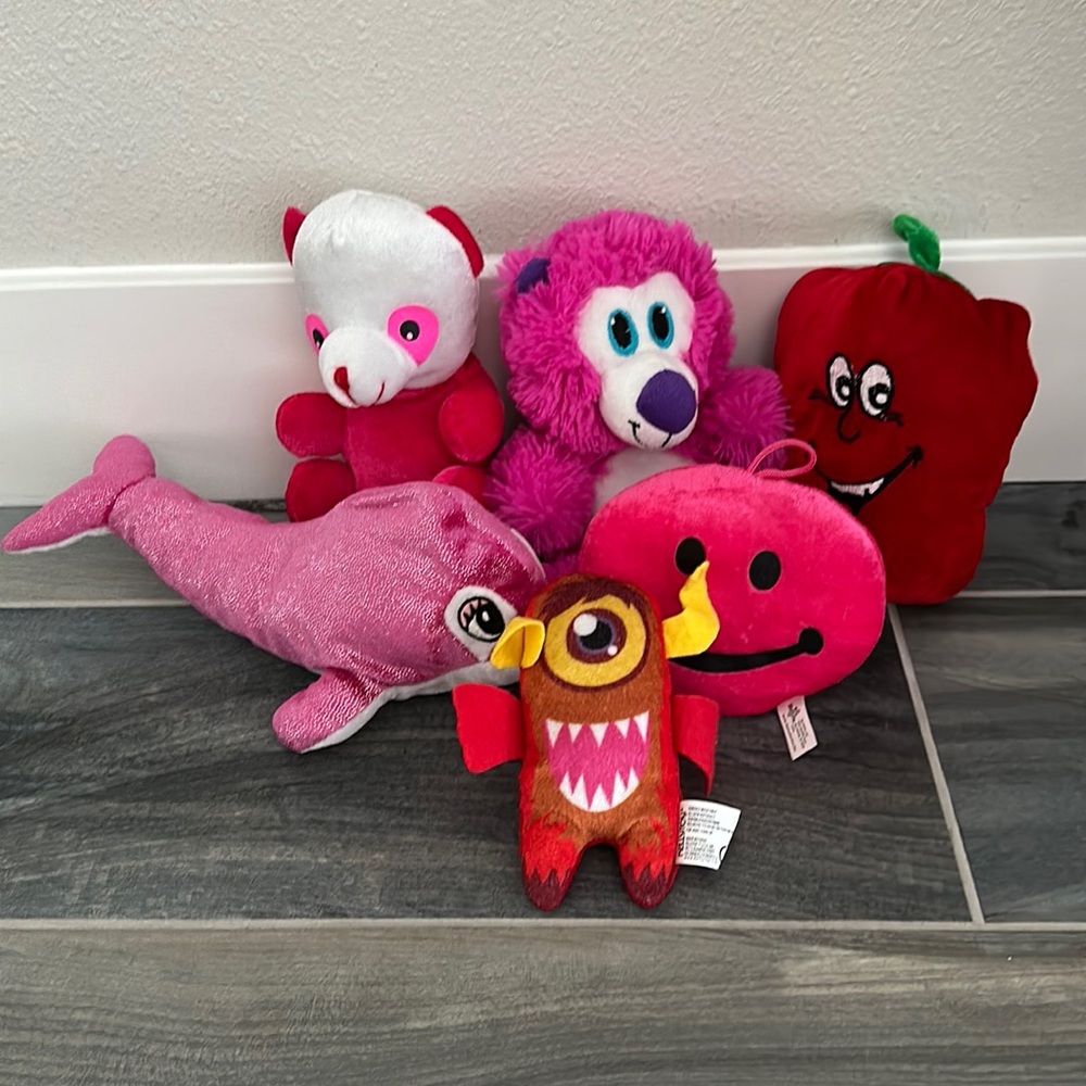 Pink and Red 6 pack friends